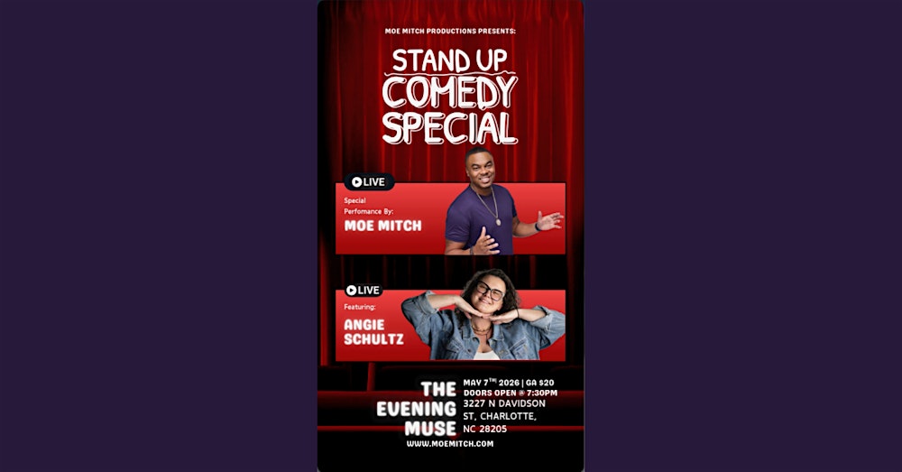 Comedian Moe Mitch with Angie Schultz