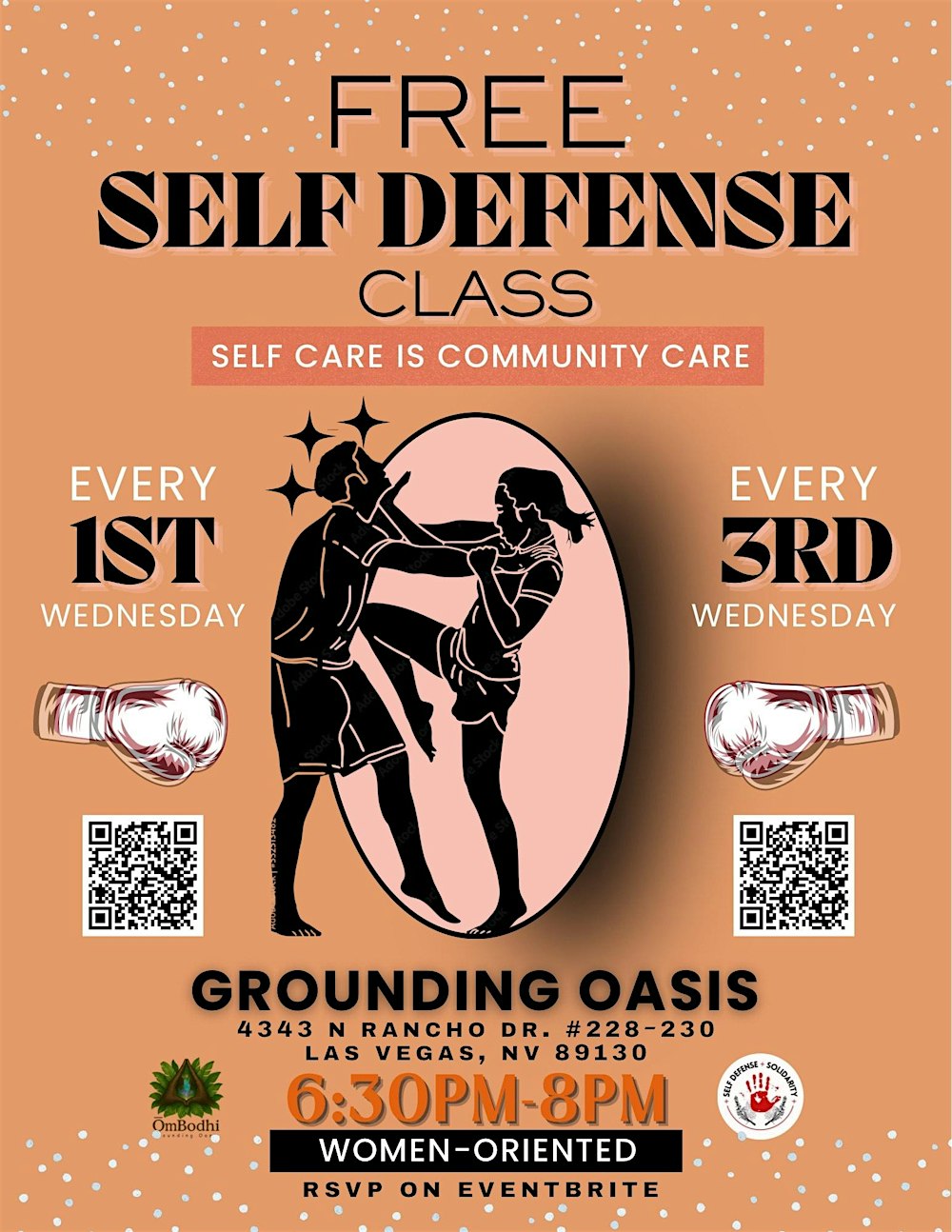 Free Self Defense Class Inside Grounding Oasis LV