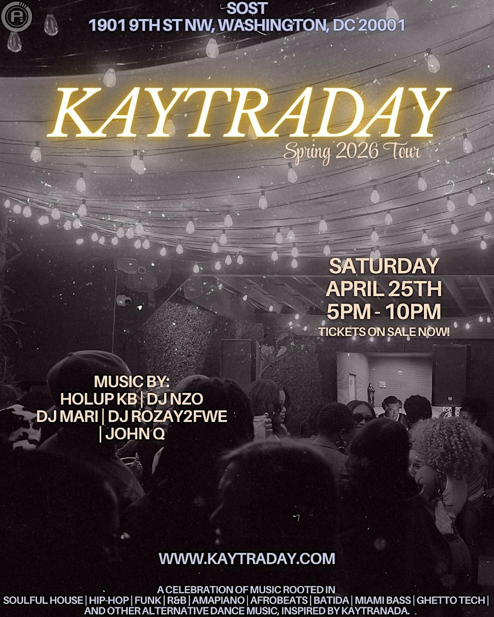 KAYTRADAY! Spring 2026 Tour (Washington, DC)