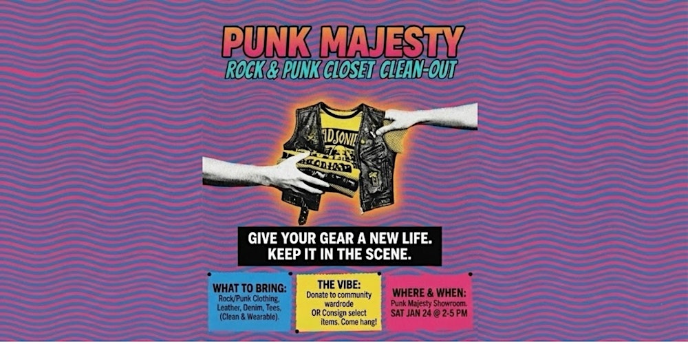 Rock and Punk Closet Clean-out Community Event