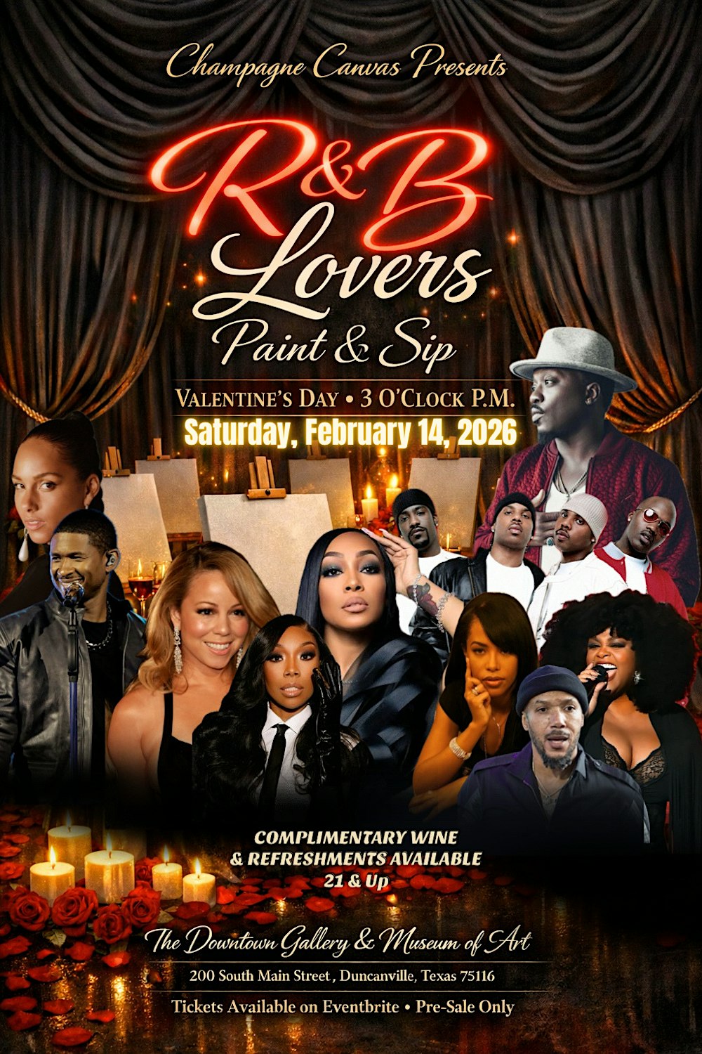 R&B Valentines Paint & Sip