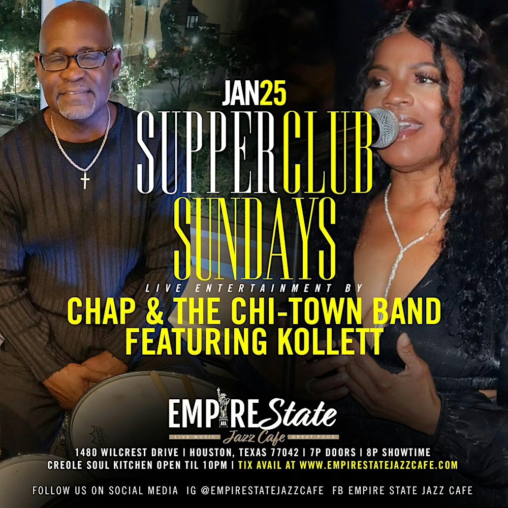 1/25 - Chap & The Chi-Town Band feat. Kollett Sunday