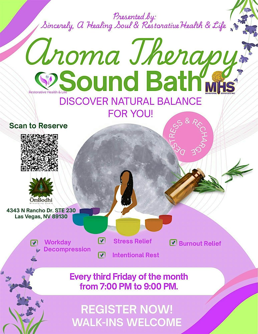 Experience Relaxation at Aromatherapy Sound Bath Workshop