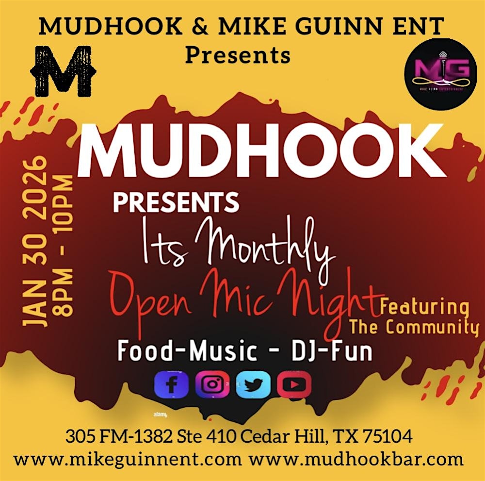 OPEN MIC NIGHT AT MUDHOOK