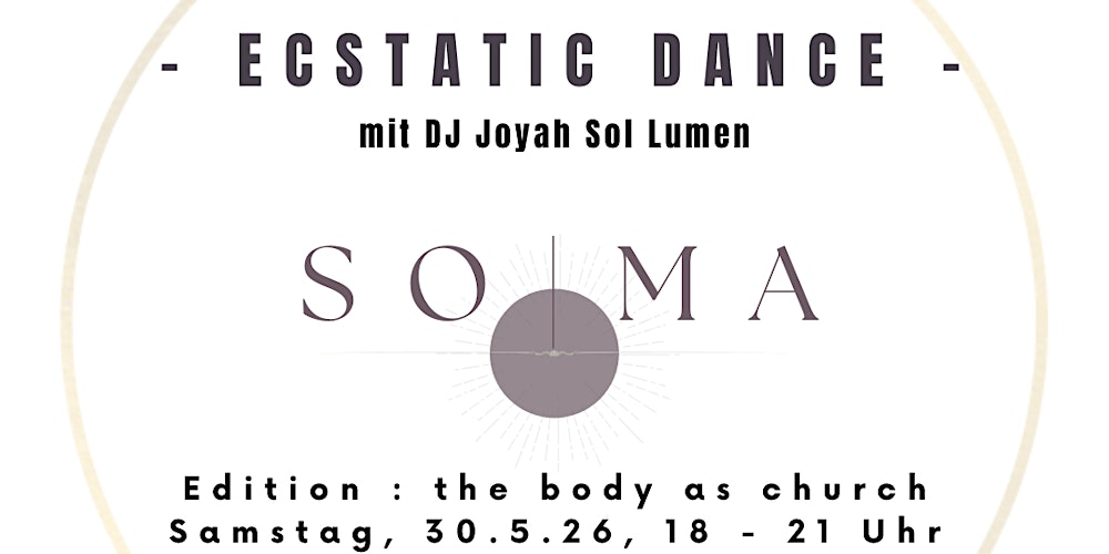 ECSTATIC DANCE - the Rite of Dance: enter the Church inside of your Body