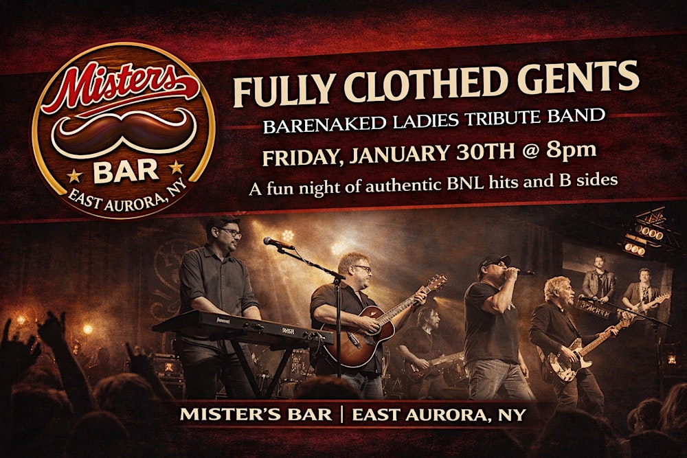 Barenked Ladies Tribute - The Fully Clothes Gents at Misters Bar!
