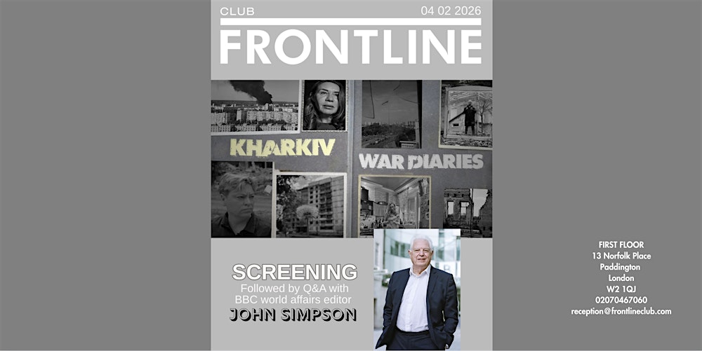 Screening + Q&A: Kharkiv War Diaries