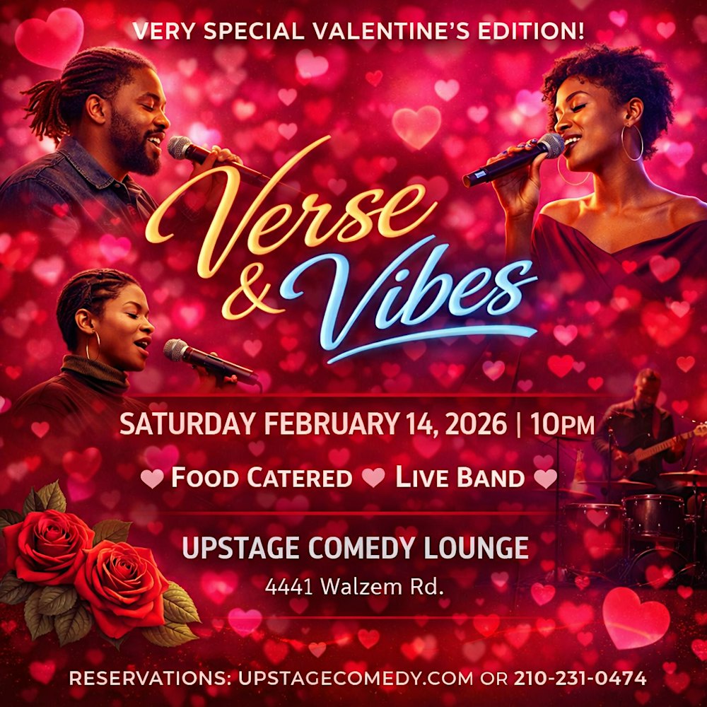 Verse & Vibes: Valentine’s Edition (Poetry + Live R&B Band)