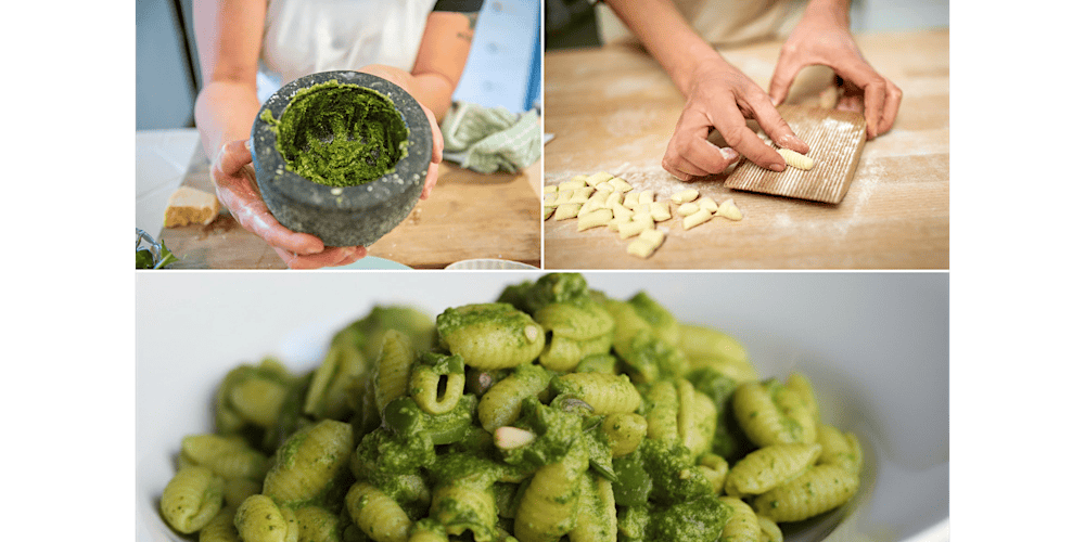 Homemade Pesto Cavatelli With Chef Autumn - Pasta Making Cooking Class in Charlotte | Classpop!™