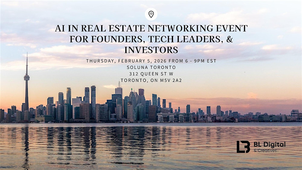 AI in Real Estate Networking Event for Founders, Tech Leaders, & Investors