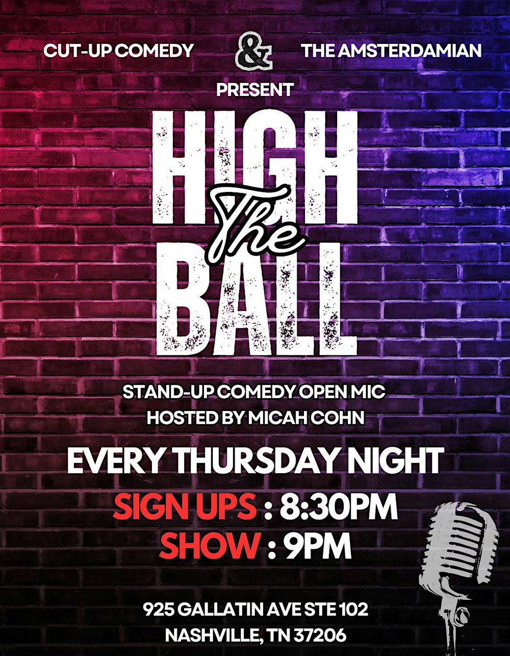 The Highball Open Mic