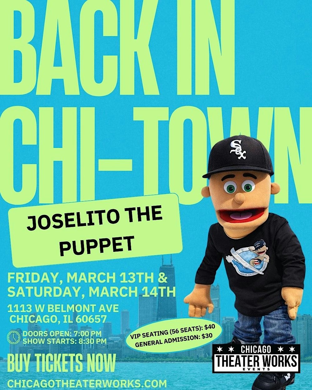 Back In CHI-TOWN JOSLIETO THE PUPPET