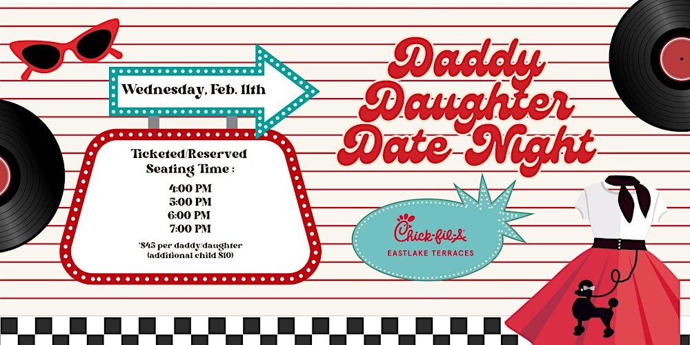 Daddy Daughter Date Night - 50's Retro Theme
