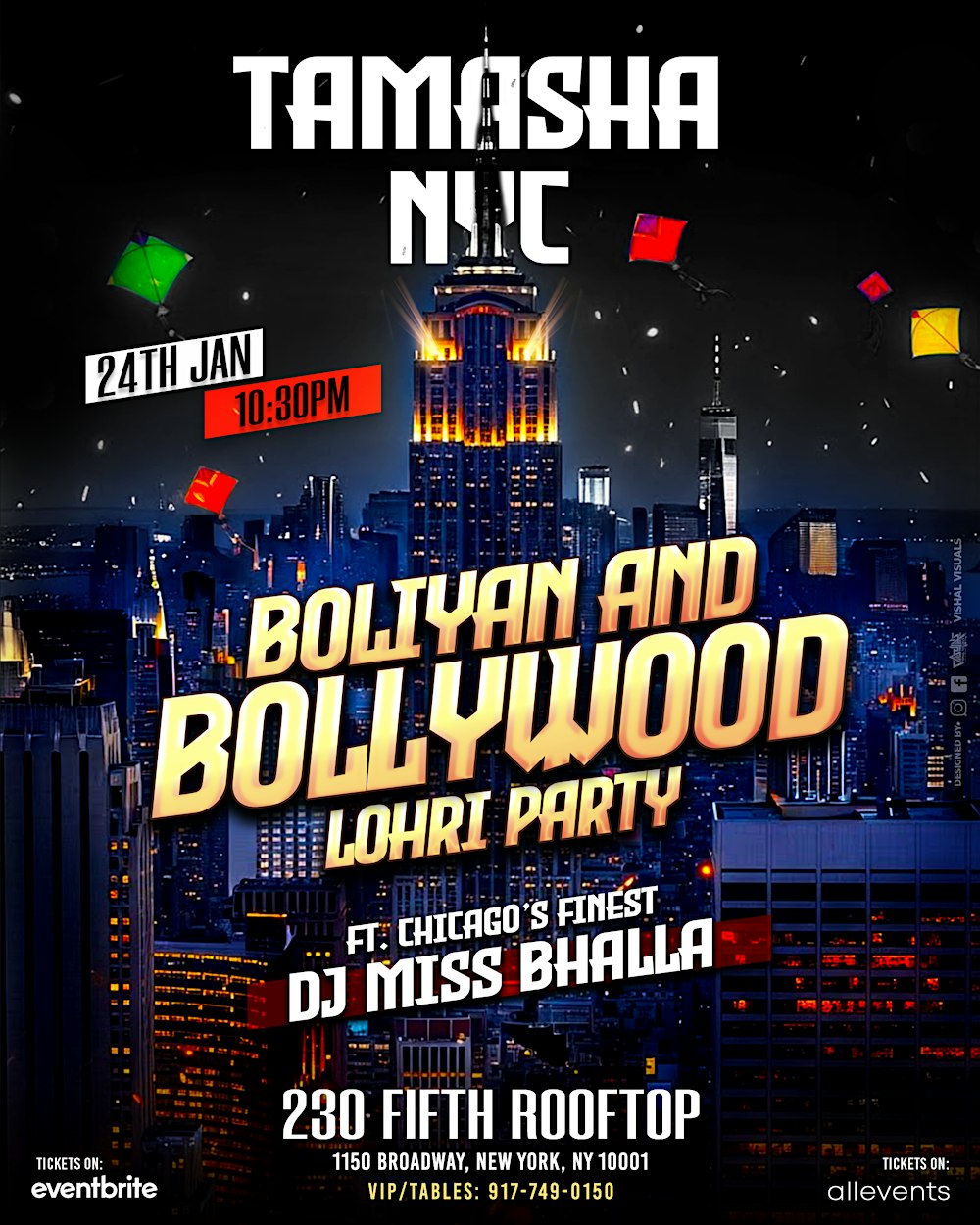 NYC BOLLYWOOD BHANGRA PARTY @230 FIFTH