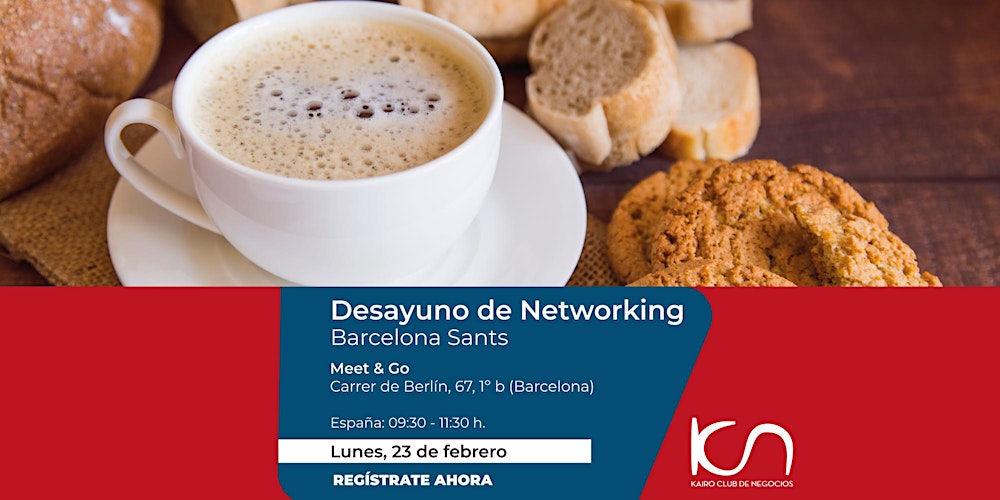 KCN Desayuno de Networking Barcelona Sants - 23 de febrero