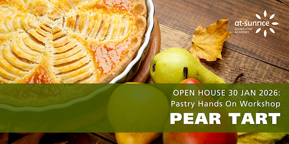 Pastry Hands On Workshop: Pear Tart