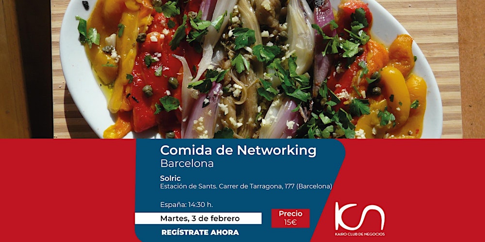 KCN Eat & Meet Comida de Networking Barcelona - 3 de febrero