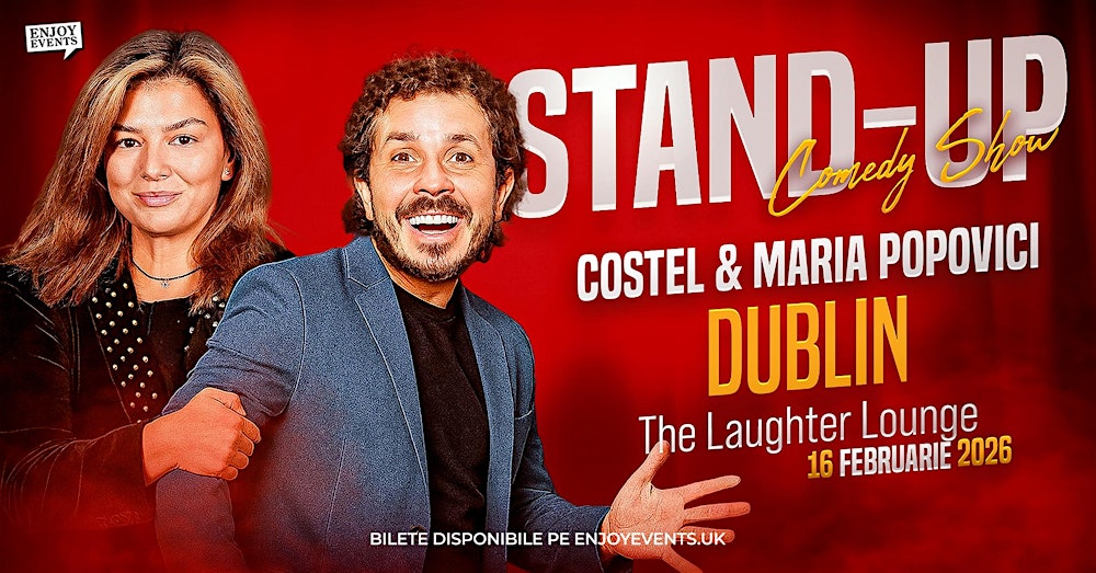 MARIA & COSTEL | DUBLIN | STAND-UP COMEDY SHOW | 16.02.2026