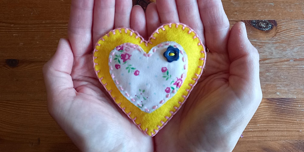 Stitch a Heart for Valentine's Day with Jane