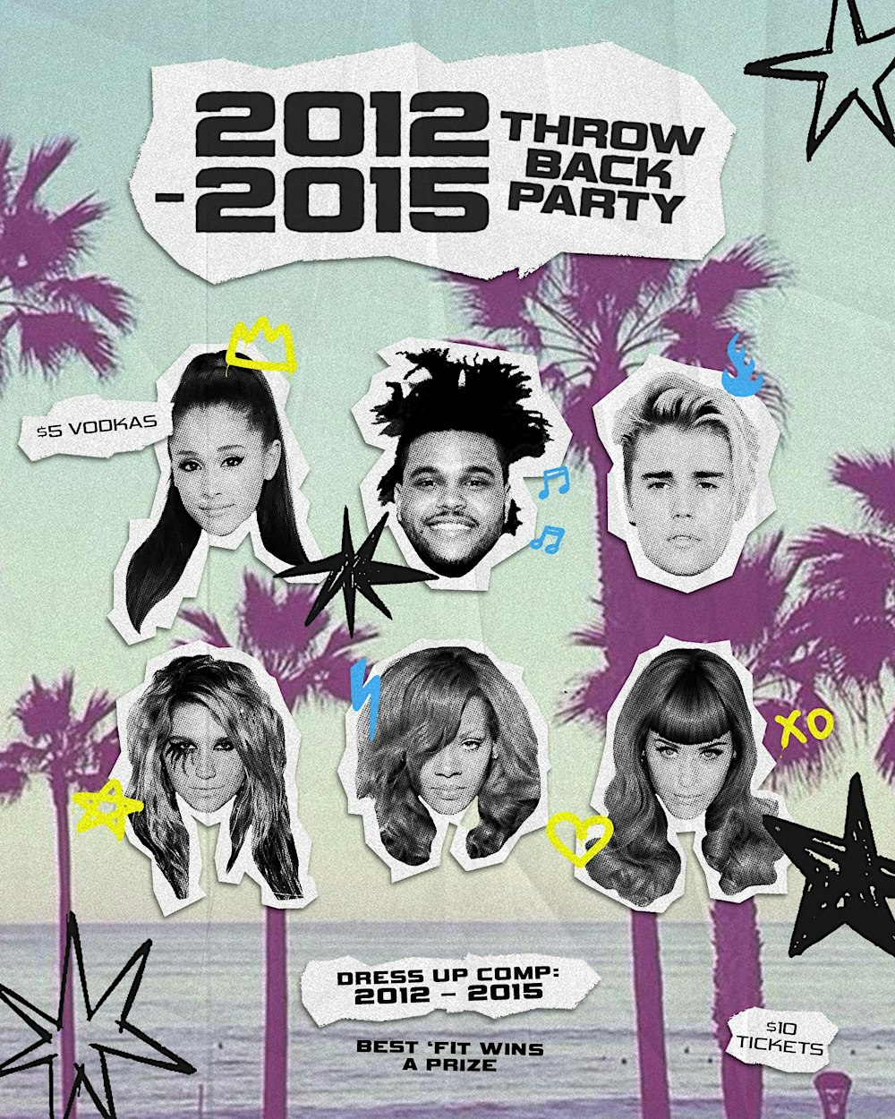 2012–2015 THROWBACK PARTY | $5 VODKA | MELBOURNE | DELUXE BAR