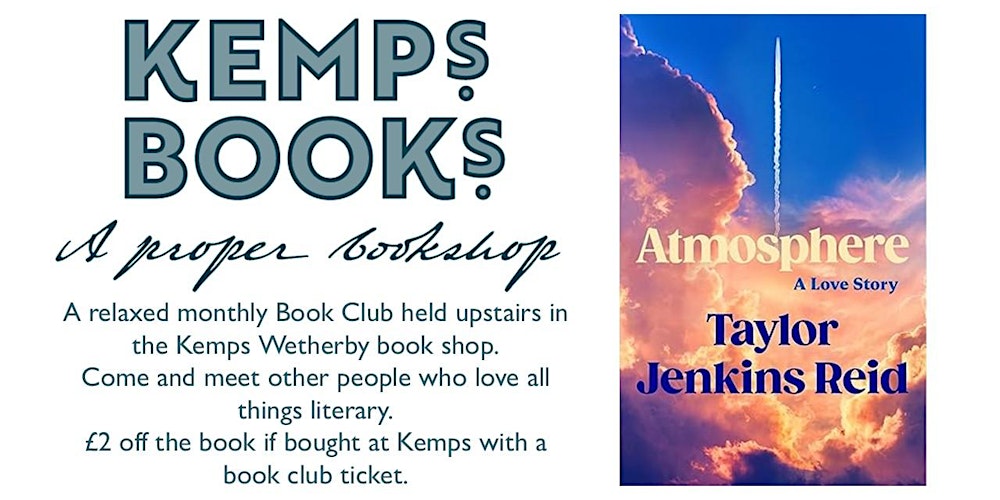 WETHERBY BOOK GROUP - MONDAY - Atmosphere - Taylor Jenkins Reid