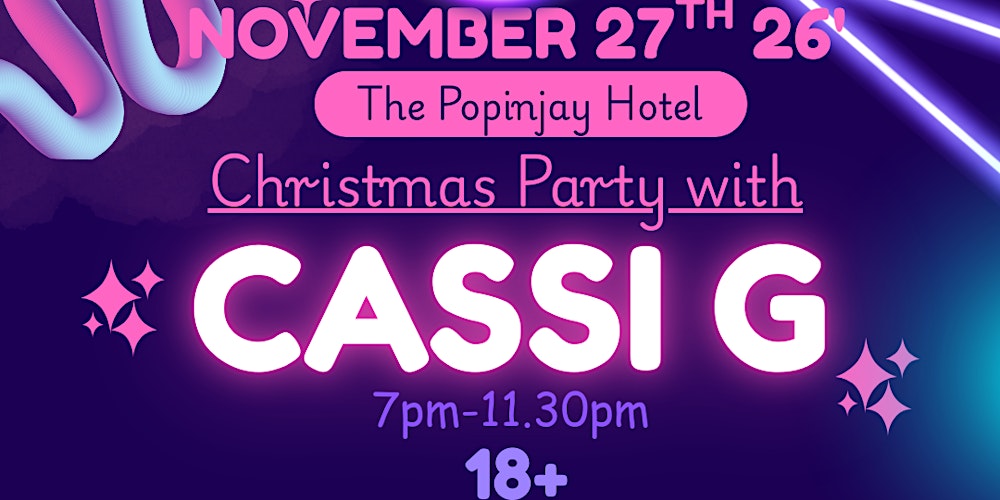 Christmas Party Featuring Cassi G