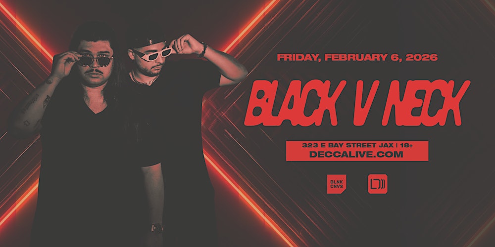 BLACK V NECK @ DECCA LIVE