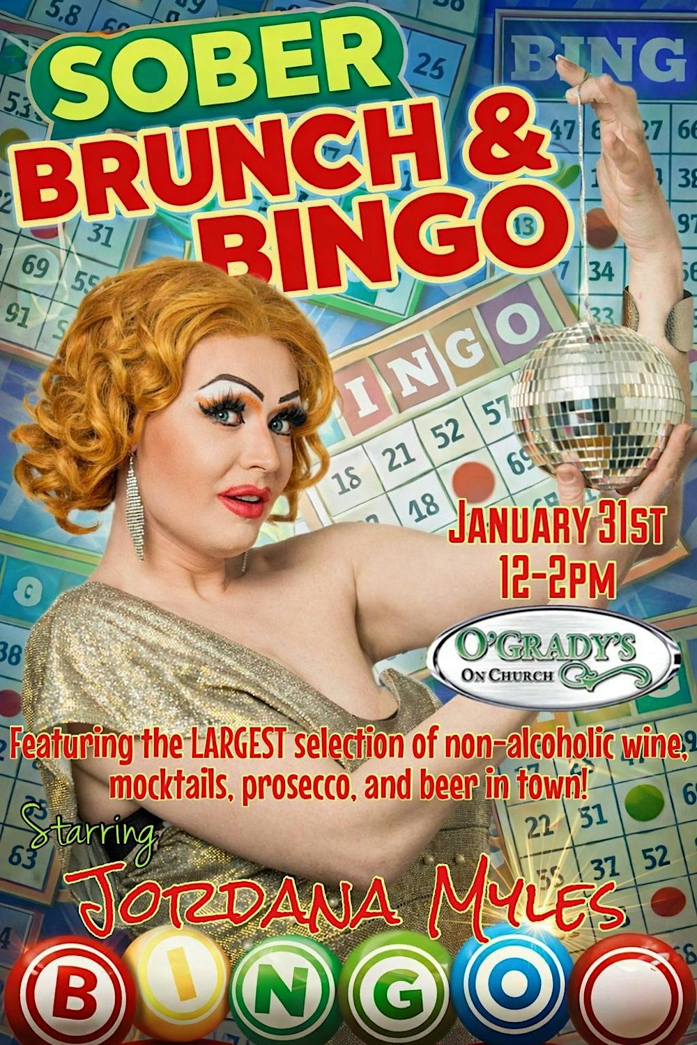 Sober Drag Brunch and BINGO