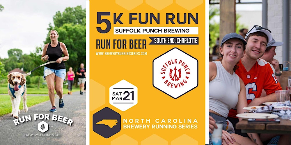 5K Run x SUFFOLK PUNCH BREWING South End | 2026 NC Brewery Running Series