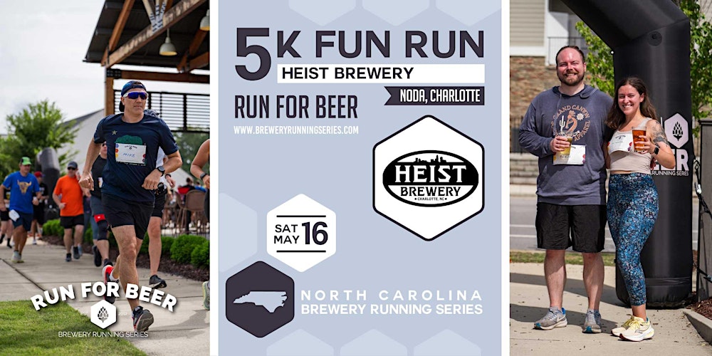 5K Fun Run x HEIST BREWERY NoDa| 2026 NC Brewery Running Series