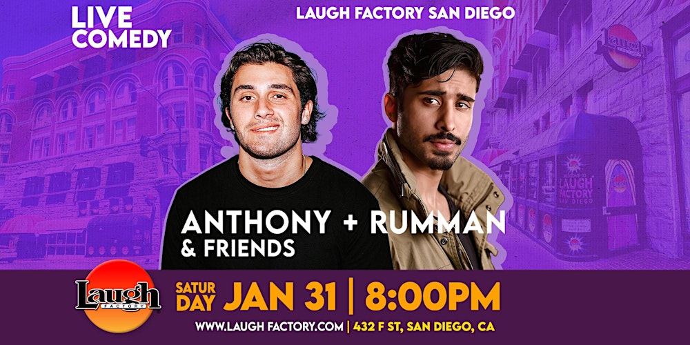 Anthony & Rumman and Friends 8:00 PM