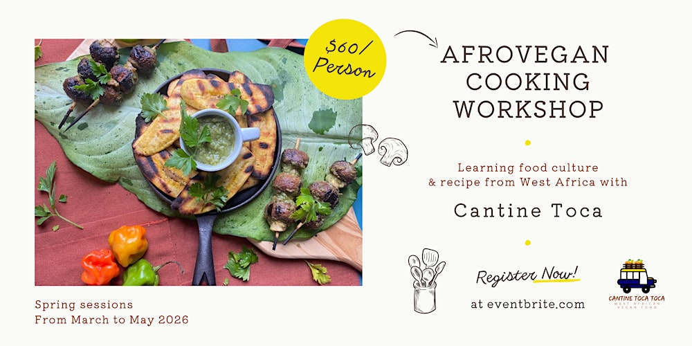 Afrovegan cooking workshop with Cantine Toca | Spring sessions