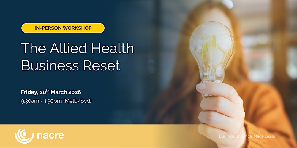 The Allied Health Business Reset