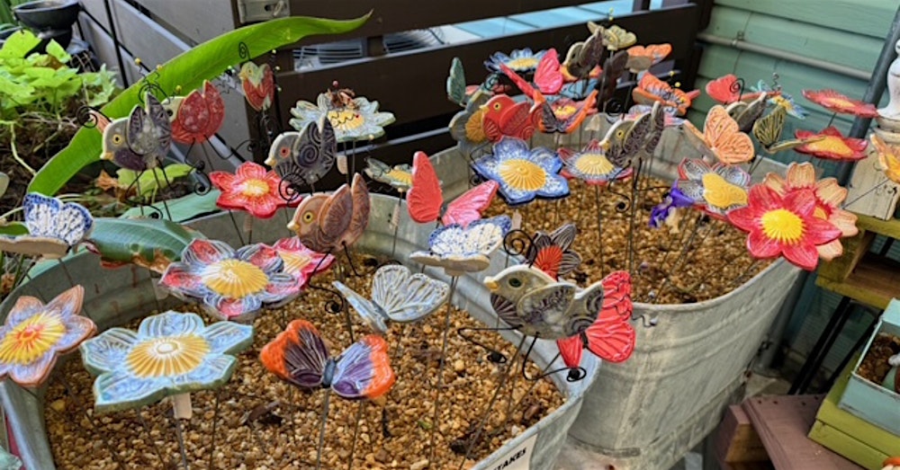 2-Day Pottery Workshop: Garden Stakes