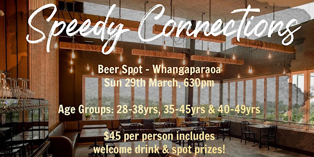 Speedy Connections in Whangaparaoa - for SINGLE Men & Women!