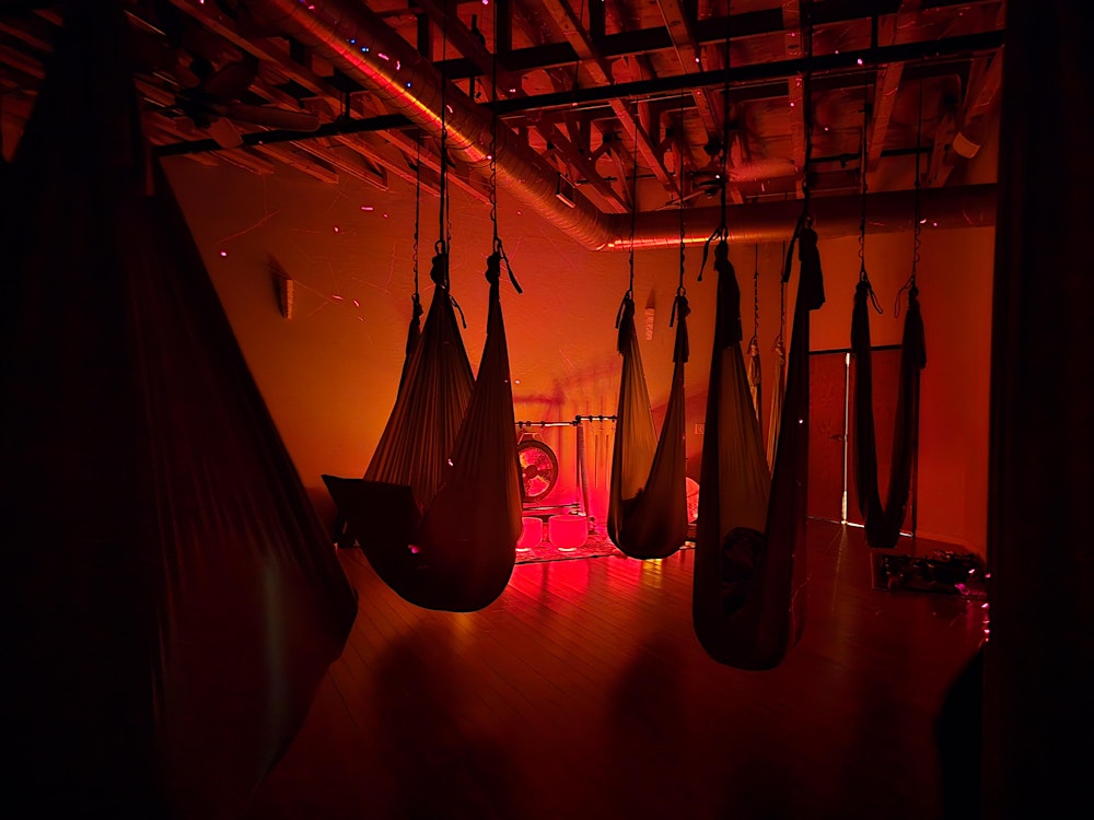 Silk Aerial Sound Bath Experience by Reiki Master Denise