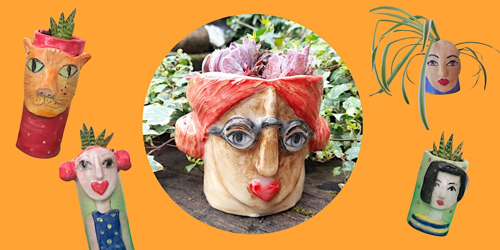Saturday Pottery: Portrait Planters