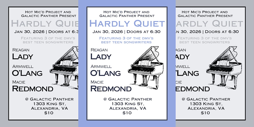 Galactic Panther and The Hot Mic’d Project Teen Songwriters Series Presents