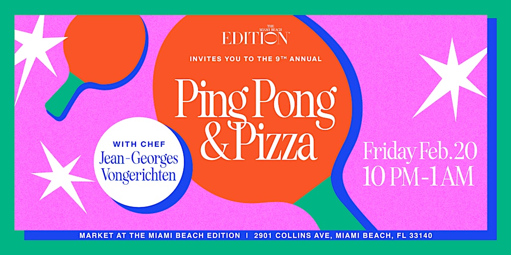 9th Annual Ping Pong & Pizza