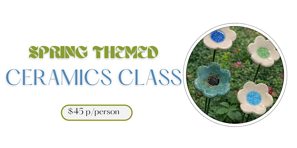 Spring Themed Ceramic Making Class at Seaside Shoppes