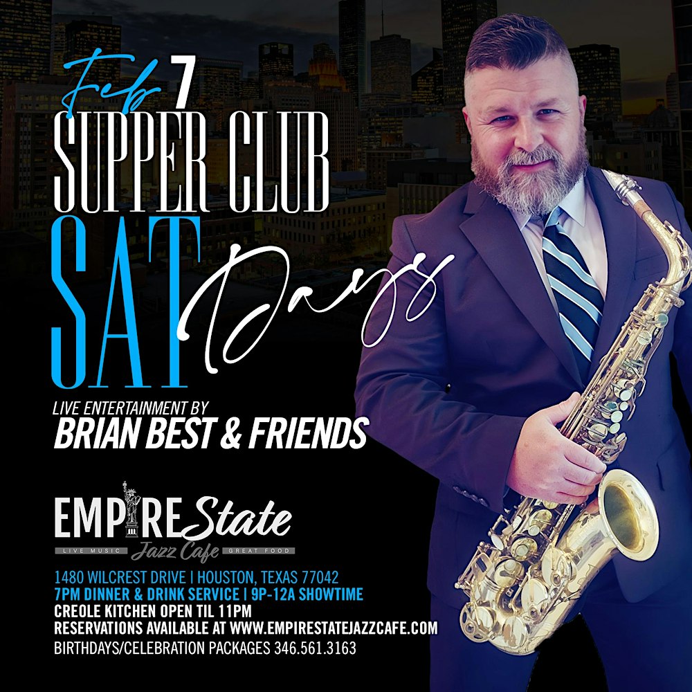 2/7 - Brian Best & Friends Saturday
