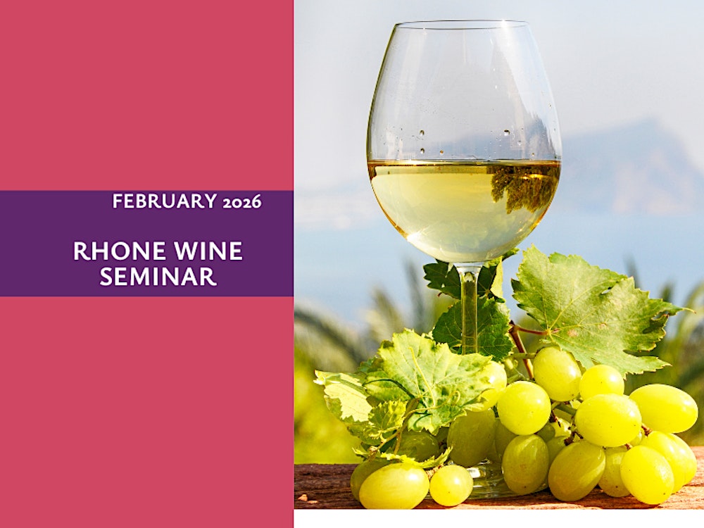 Rhone Wine Seminar: Taste the Contrast of North & South flavors