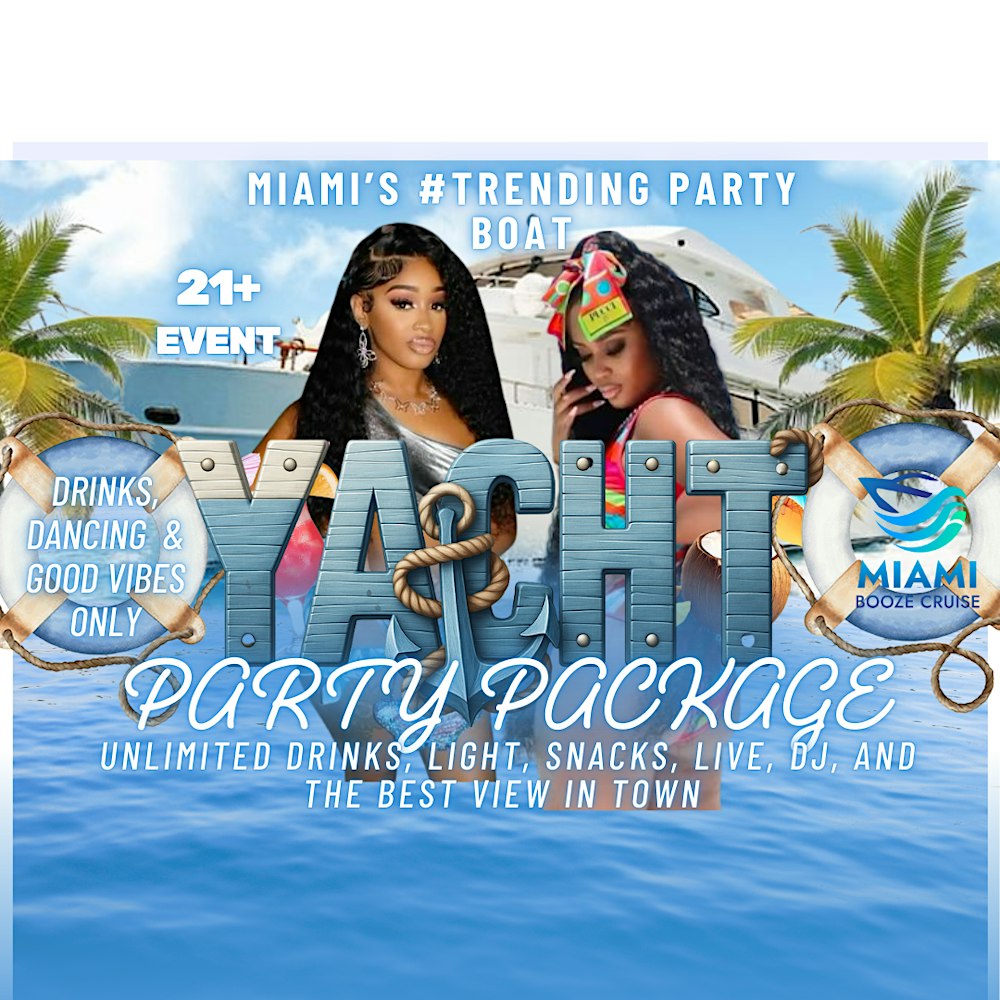 MIAMI YACHT PARTY - YACHT PARTY MIAMI