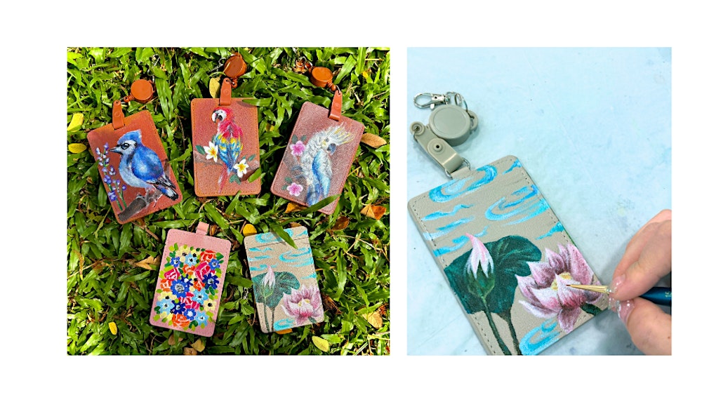 Marquage Leather Painting Workshop in Singapore