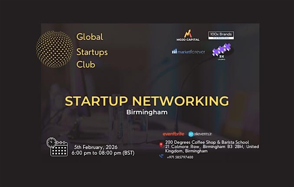 GLOBAL STARTUPS CLUB l STARTUP NETWORKING Birmingham 2026