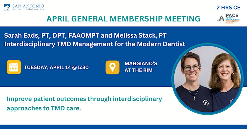 April General Membership Meeting