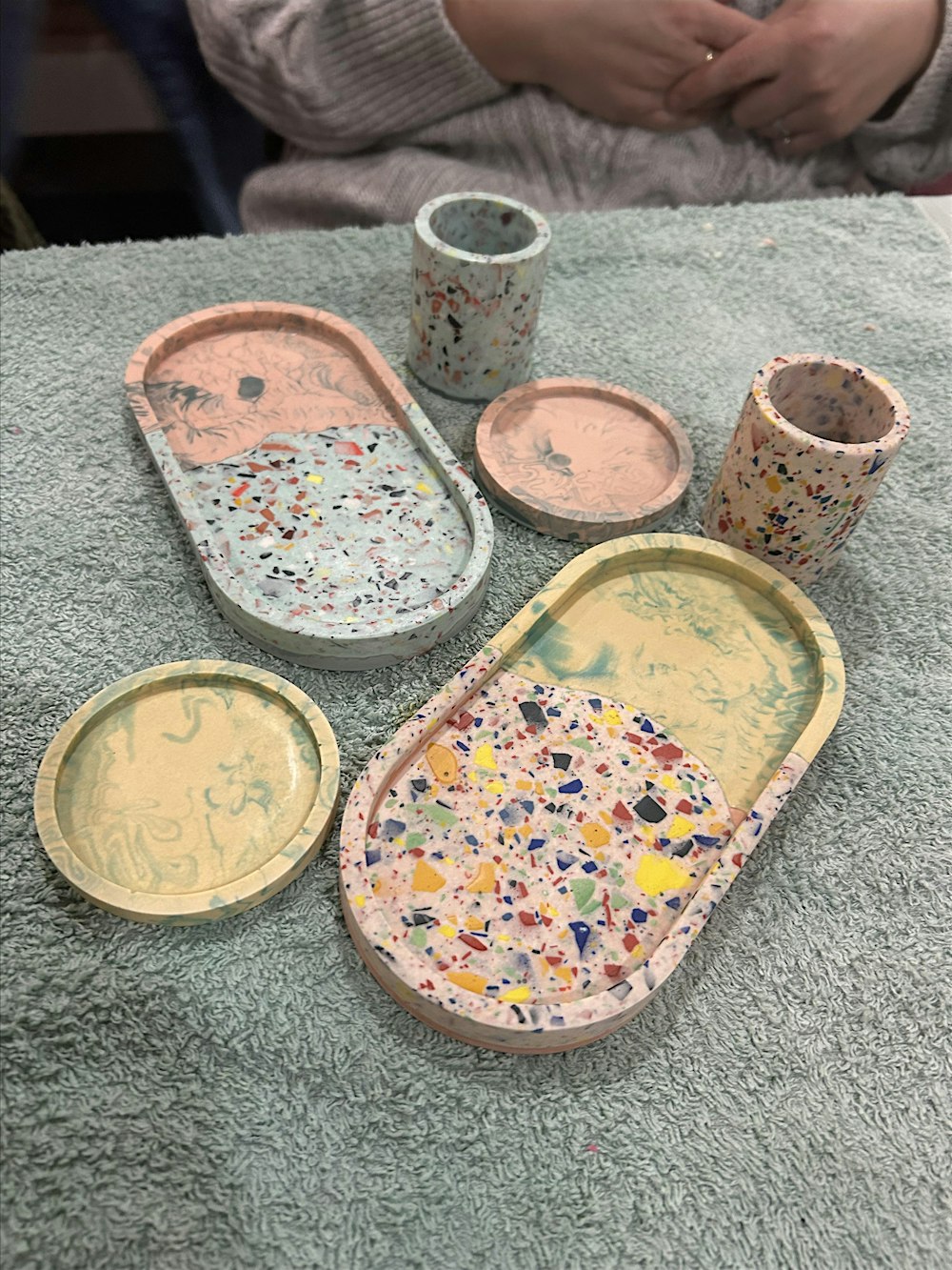 Intro to Jesmonite The Oval Tray Workshop in Starbeck, Harrogate