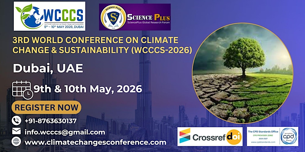 3rd World Conference on Climate Change & Sustainability (WCCCS-2026)