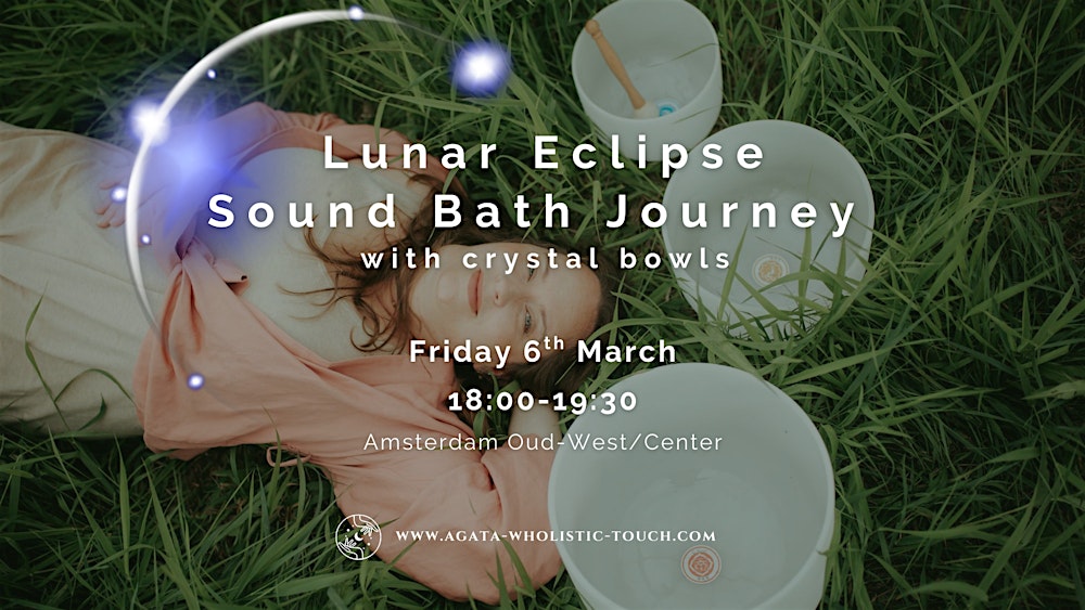 Solar Eclipse Sound Bath Journey with crystal bowls