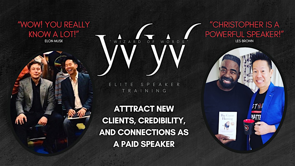 "Wizard of Words" Jacksonville:  Learn How to Be a Paid Speaker & Coach